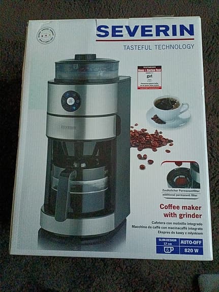 Severin kaffebryggare med kvarn