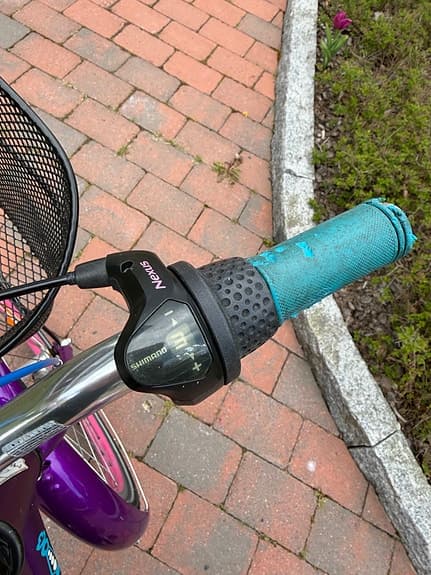 Lila Monark barncykel 24" tum 3 växlar