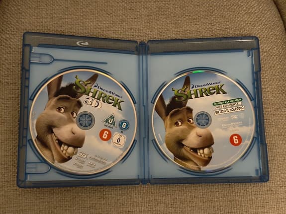 Bluray: Shrek animerad (3D blu-ray film)
