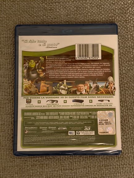 Shrek forever after 3D blu-ray film movie *SEALED*