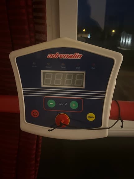 Adrenalin löpband rött