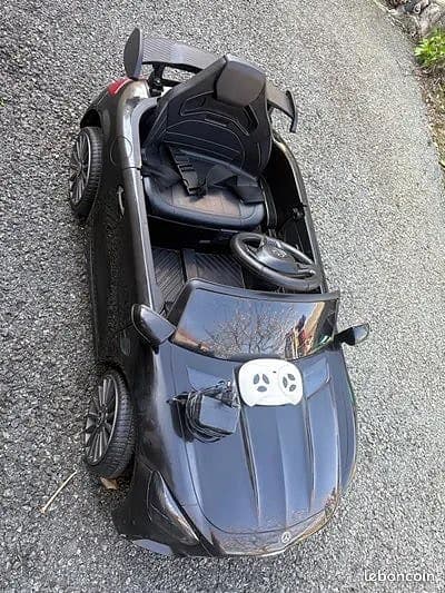 Elbil för barn Mercedes-Benz GTR Elektrisk Lekbil med Fjärrkontroll 12V