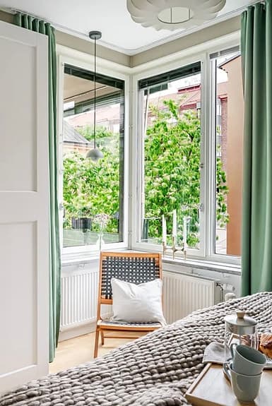 Snygg fällstol som passar både ute som inne