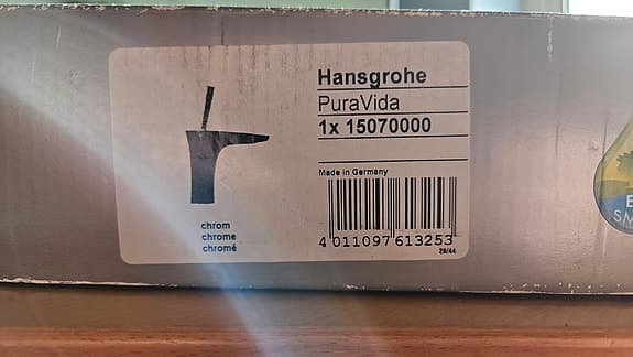 Hansgrohe PuraVida 110 och Vernis Blend tvättställsblandare krom