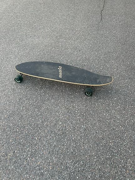 Longboard använd tre gånger