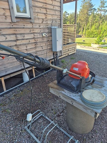 Flymo elektrisk gräsklippare