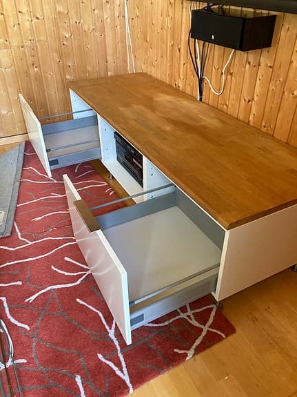 Sittbänk / TVbänk med lådor