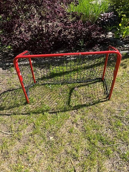 Sportcraft innebandymål rött med svart nät