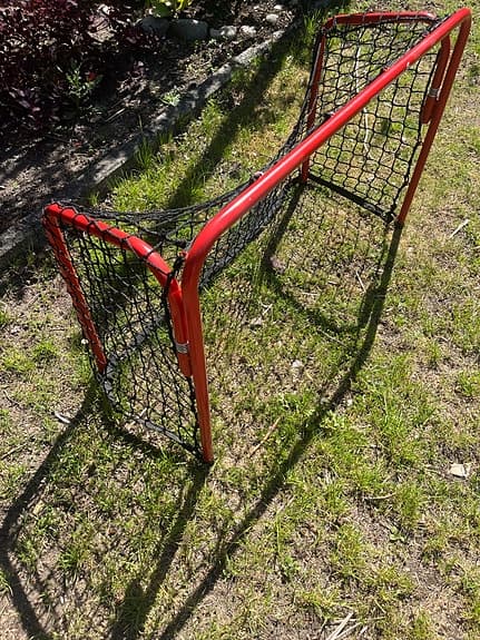 Sportcraft innebandymål rött med svart nät