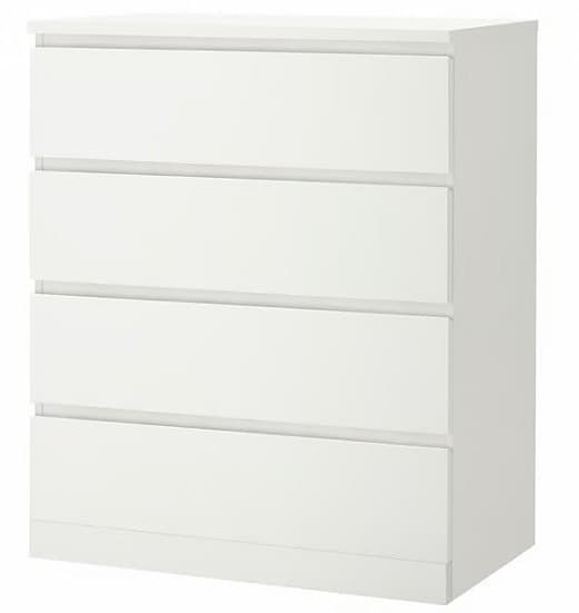IKEA MALM byrå med 4 lådor säljes. (Oöppnad)