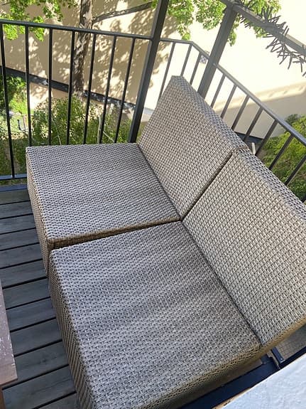 Sollerön Balkongmöbler i rotting från IKEA