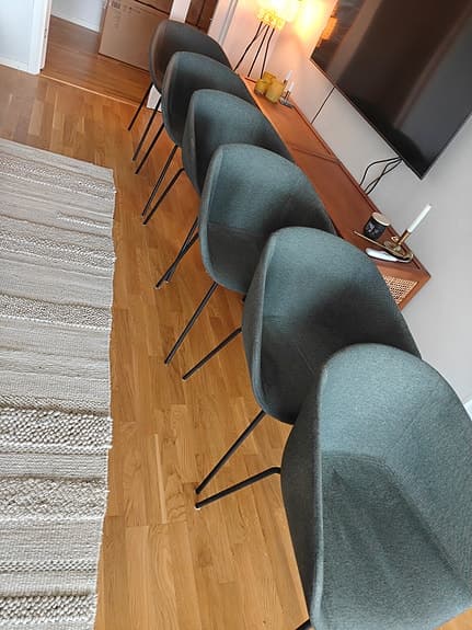 6 st matstolar från italienska Softline Allkit