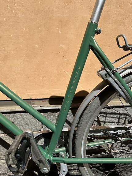 Skeppshult damcykel stadscykel 53 cm 28" grön 7xl