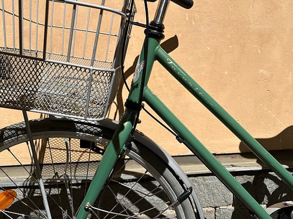 Skeppshult damcykel stadscykel 53 cm 28" grön 7xl