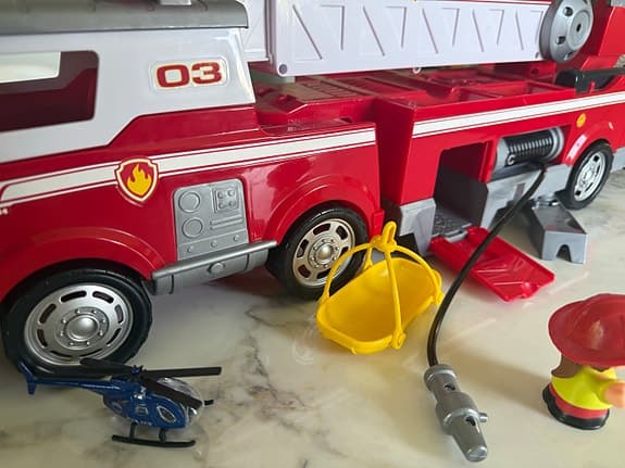 Paw Patrol leksakspaket brandbil, utkikstorn och fordon
