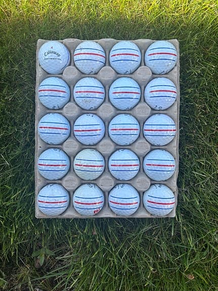 20st callaway triple track golfbollar