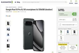 Google Pixel 10 Pro XL - Helt ny - ligger i originalforpackningen