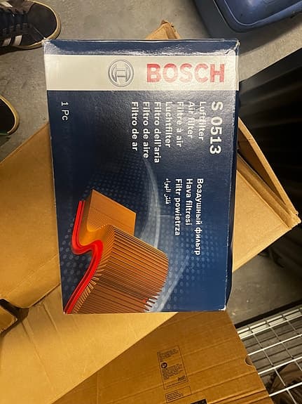 Bosch S 0513 luftfilter till bil