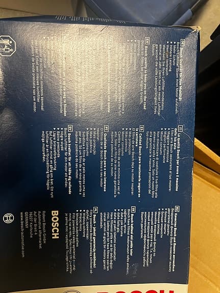 Bosch S 0513 luftfilter till bil