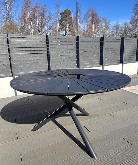 Ny matgrupp Comfort Garden inkl 6 stapelbara stolar