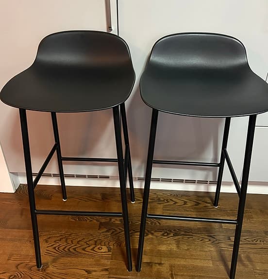 2 st Normann Copenhagen Form barstol