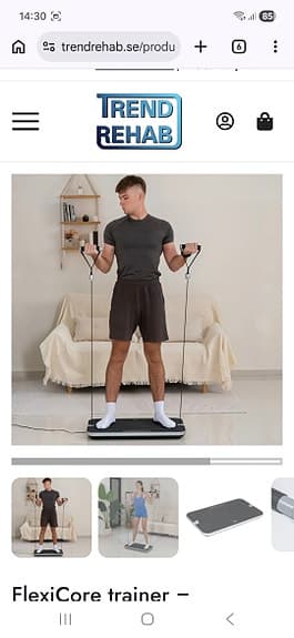 Flexi-Core Träningsplatta Trendrehab