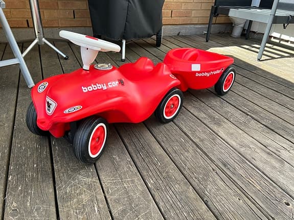Bobby Car med släp