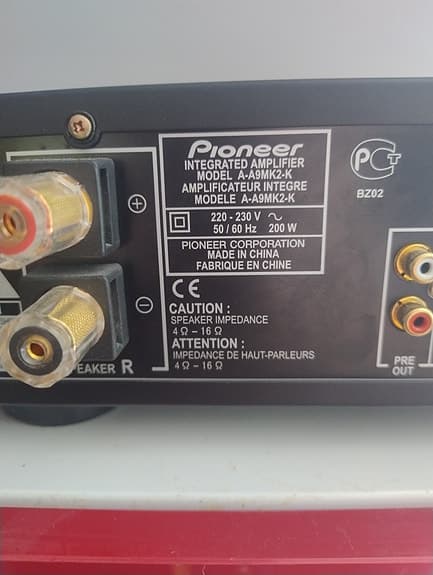 Pioneer A-A9MK2-K integrerad förstärkare svart
