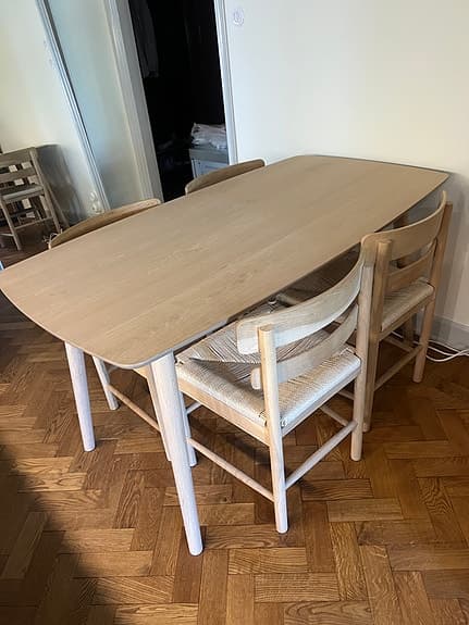 Matgrupp i vitpigmenterad ek