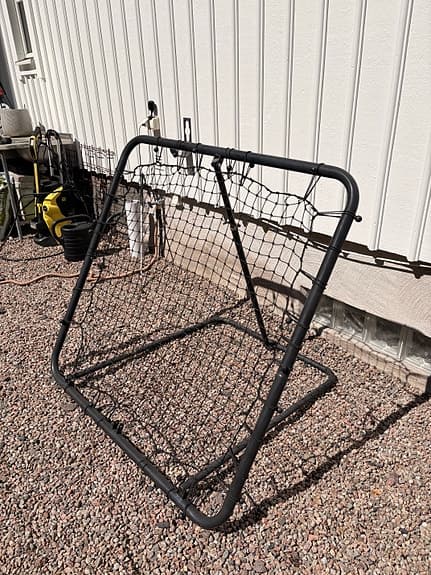 Rebounder fotbollsmål med nät