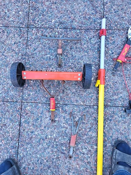 Trädgårdsredskap fabrikat Wolf