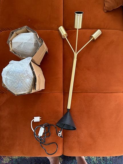 Dekorativ taklampa från Åhléns + 3 matchande lampor