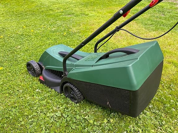 Bosch Rotak elektrisk gräsklippare grön