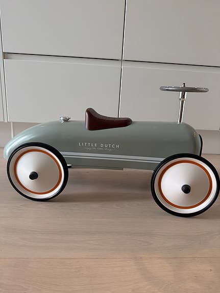 Little Dutch gåbil retro grön