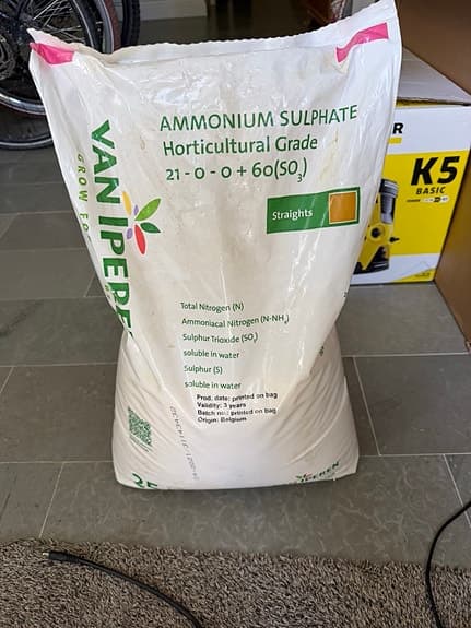 Van Iperen ammoniumsulfat 25 kg trädgårdsgödsel