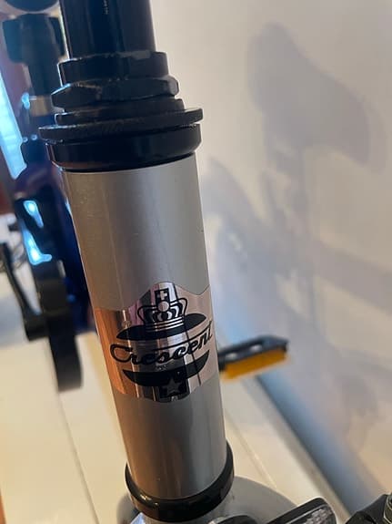 Crescent Bikerz barncykel 12" blå/silver med stödhjul