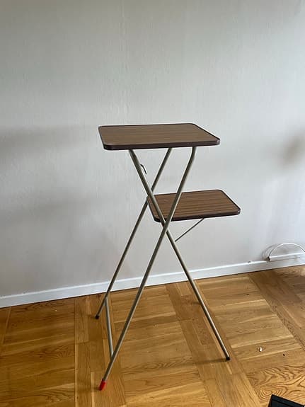 Fällbart bord till Diaprojektor