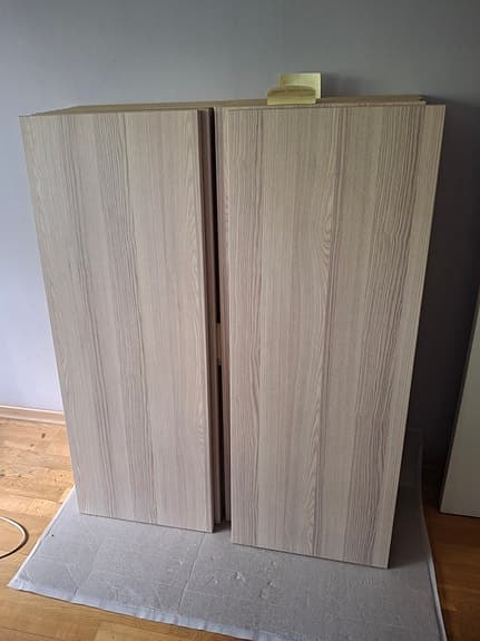 20 st Kinnarps skrivbordsskivor / bordsskivor (120x45 cm) – Ek – Nyskick!