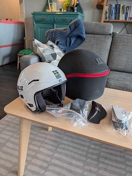 Bliz Raid Carbon Racehjälm - FIS-godkänd - Stl S
