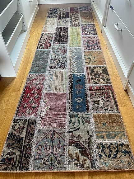 IKEA patchwork gångmatta flerfärgad