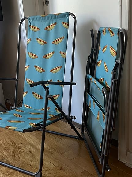 Sol och Brassestolar i roligt mönster