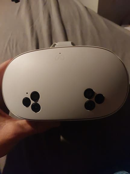 Oculus Quest VR-headset vitt med handkontroller