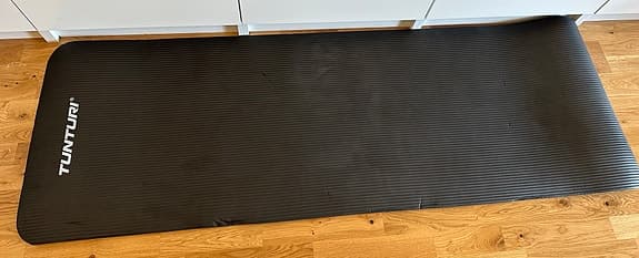 Träningsmatta 15mm (180 x 60 cm)