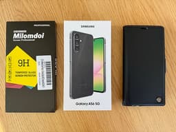 Samsung Galaxy A56 256GB Awesome Graphite + tillbehör