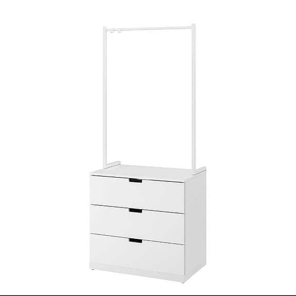 Nordli byrå med 3 lådor extra klädsång