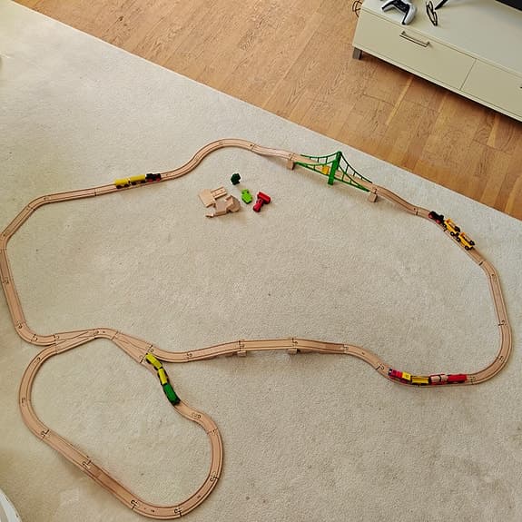 BRIO wooden train set & assorted toys