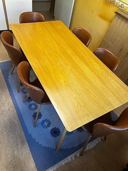 Matgrupp i Ek - 6 stolar
