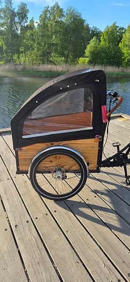 Christiania EL-Lådcykel Premium med Mittvevsmotor