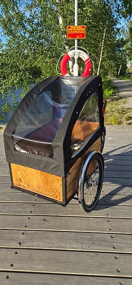 Christiania EL-Lådcykel Premium med Mittvevsmotor