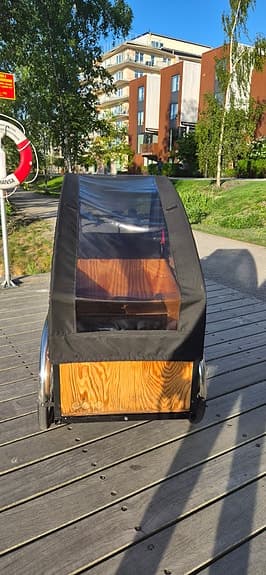 Christiania EL-Lådcykel Premium med Mittvevsmotor